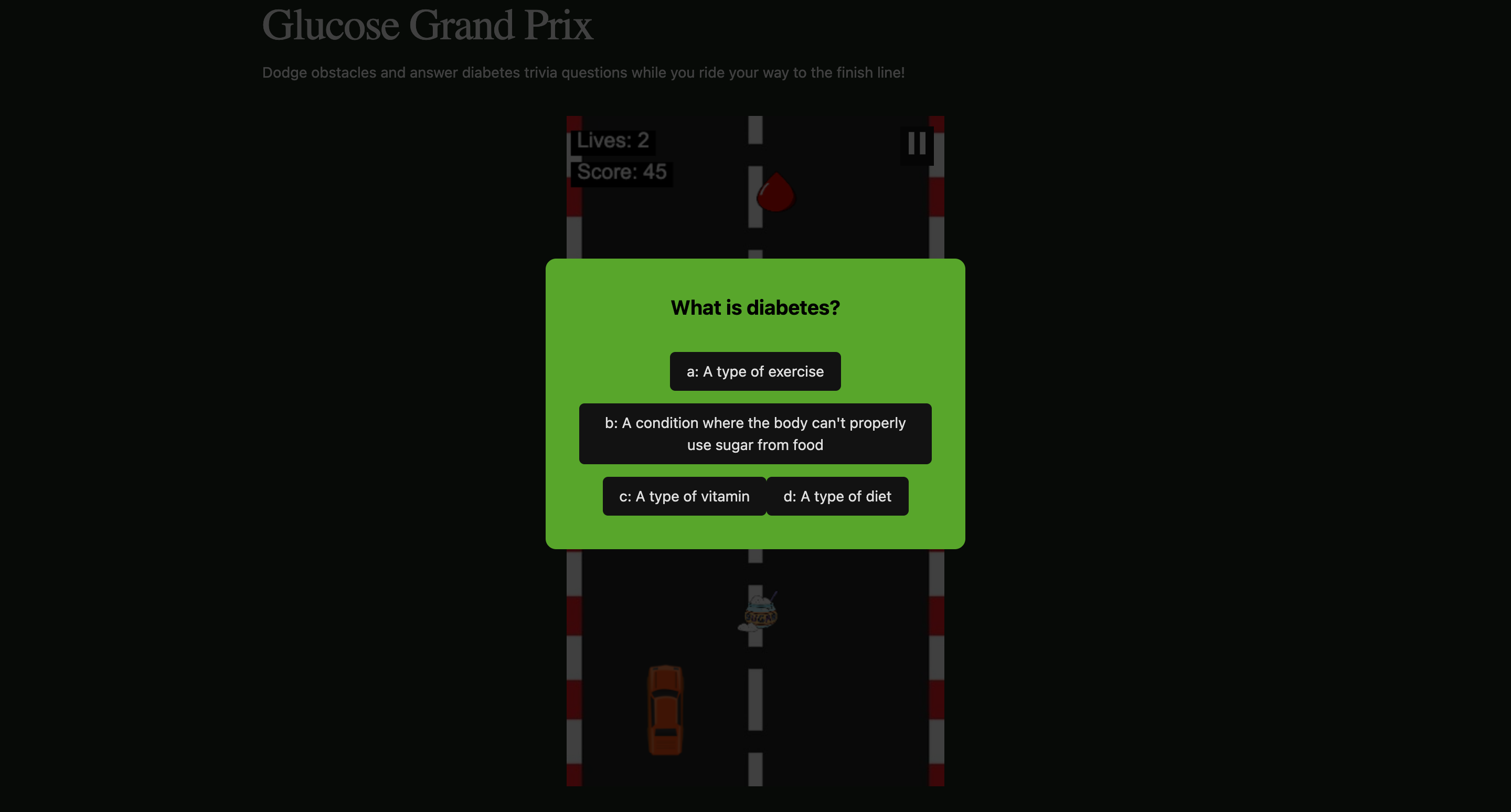 GlucoQuest Race 4